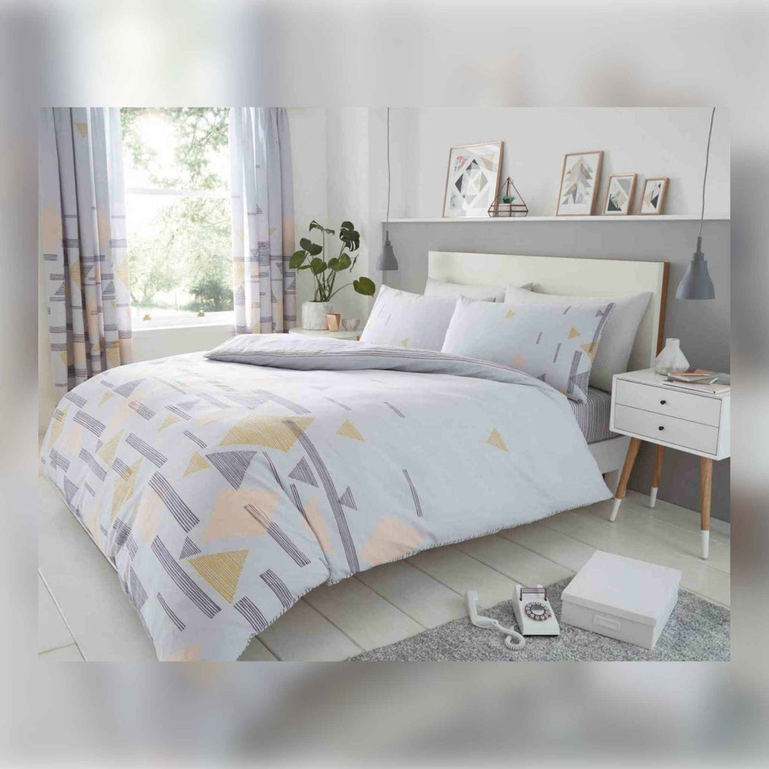 Gaveno Cavailia Printed King Duvet Set | Benton Grey