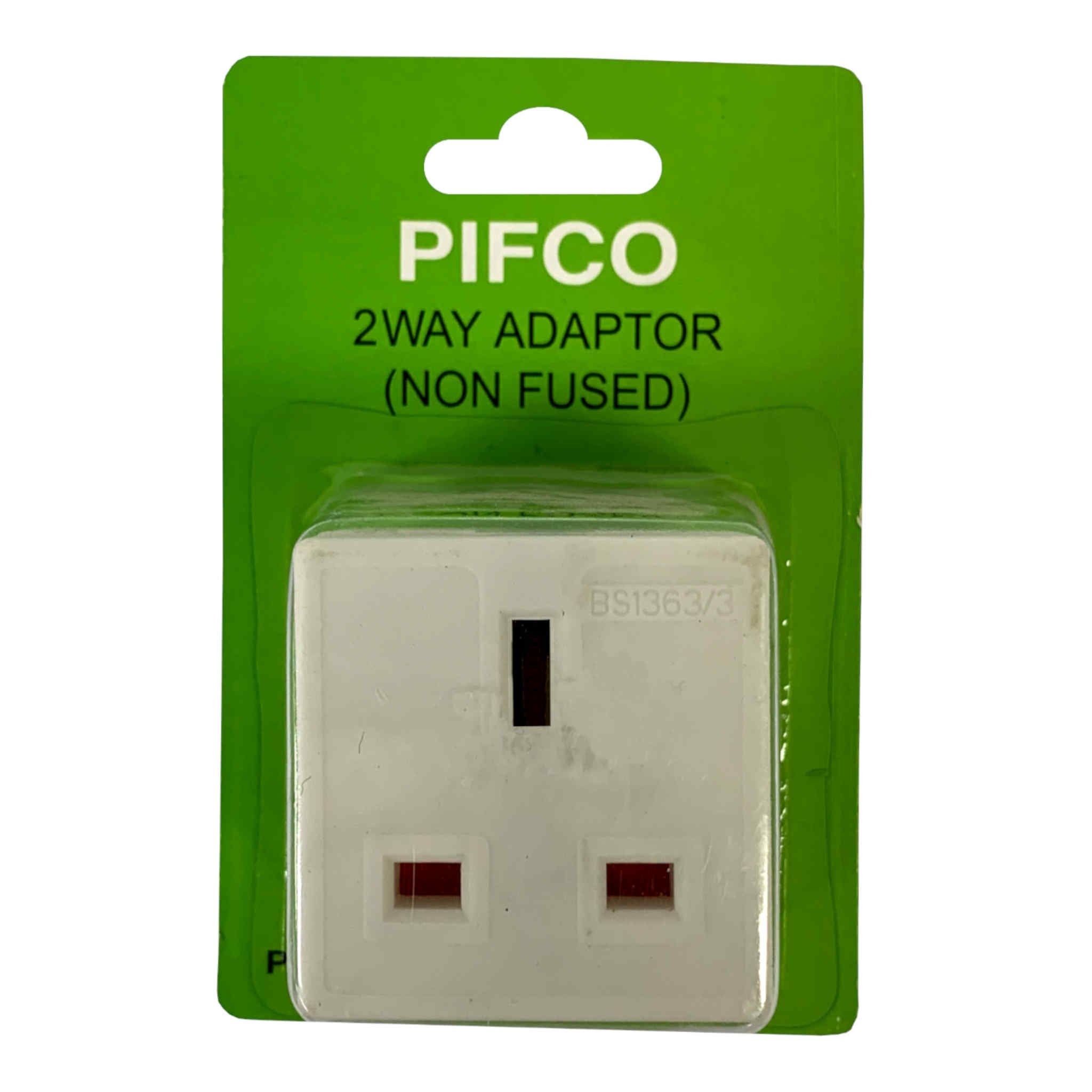 Pifco 2 Way Adaptor | Non Fused