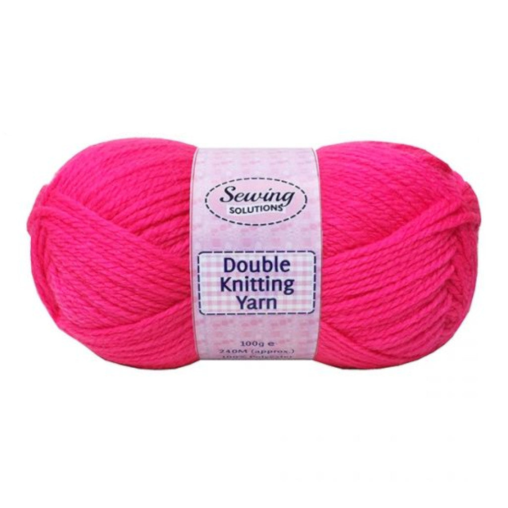Sewing Solutions Knitting Wool | Hot Pink
