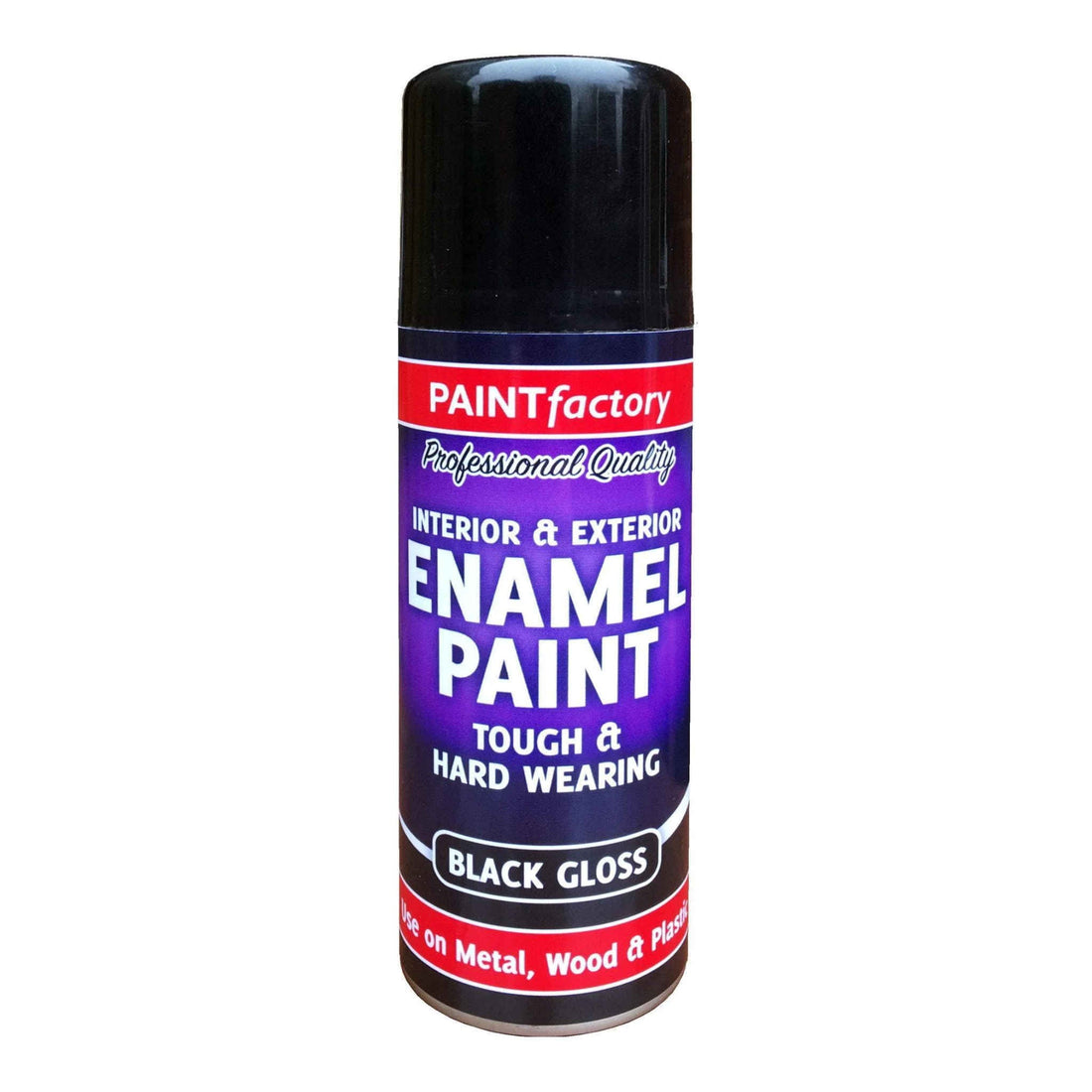 Paint Factory Tough Stuff Enamel Gloss | Black | 400ml
