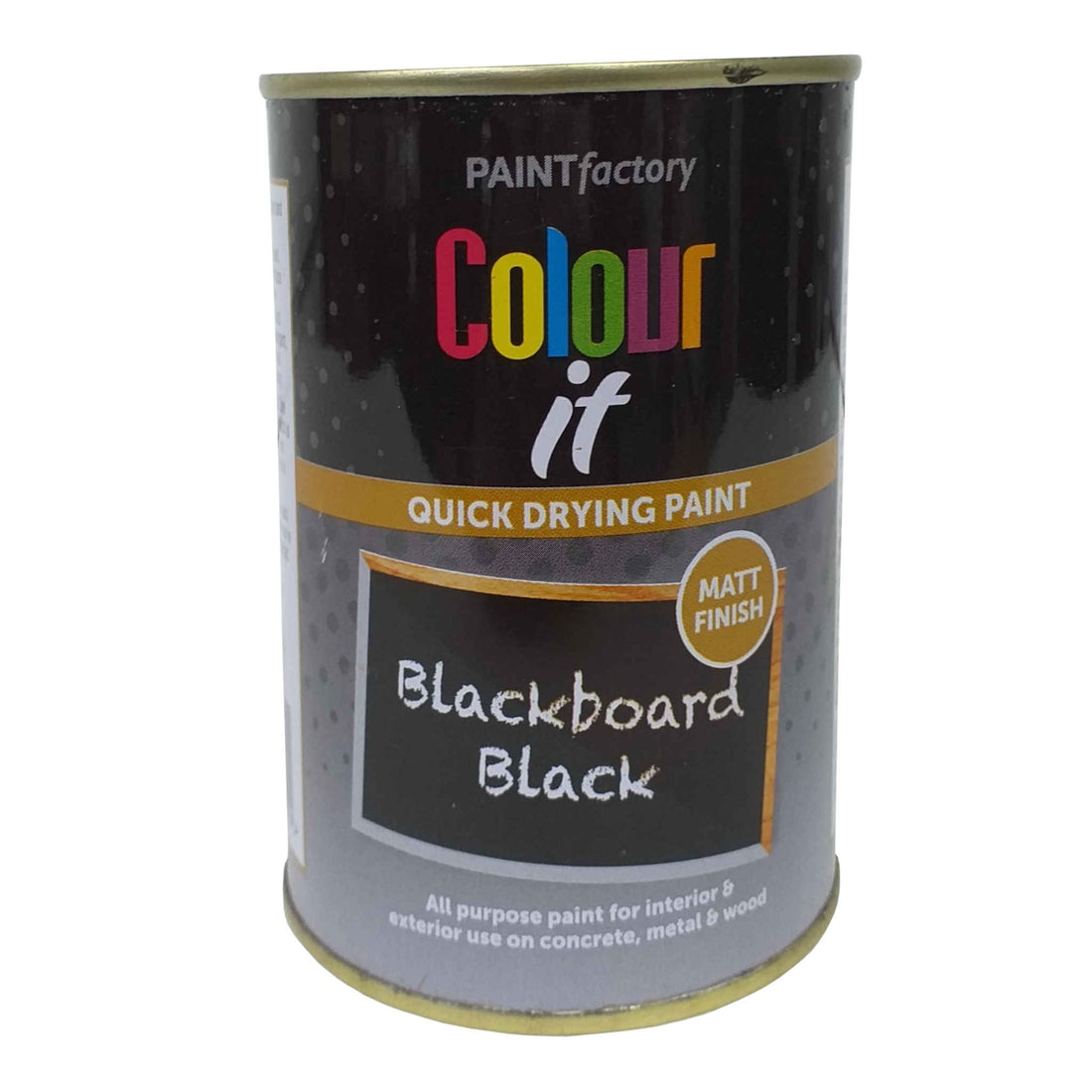 Colour It Paint Tin | Blackboard | 300ml