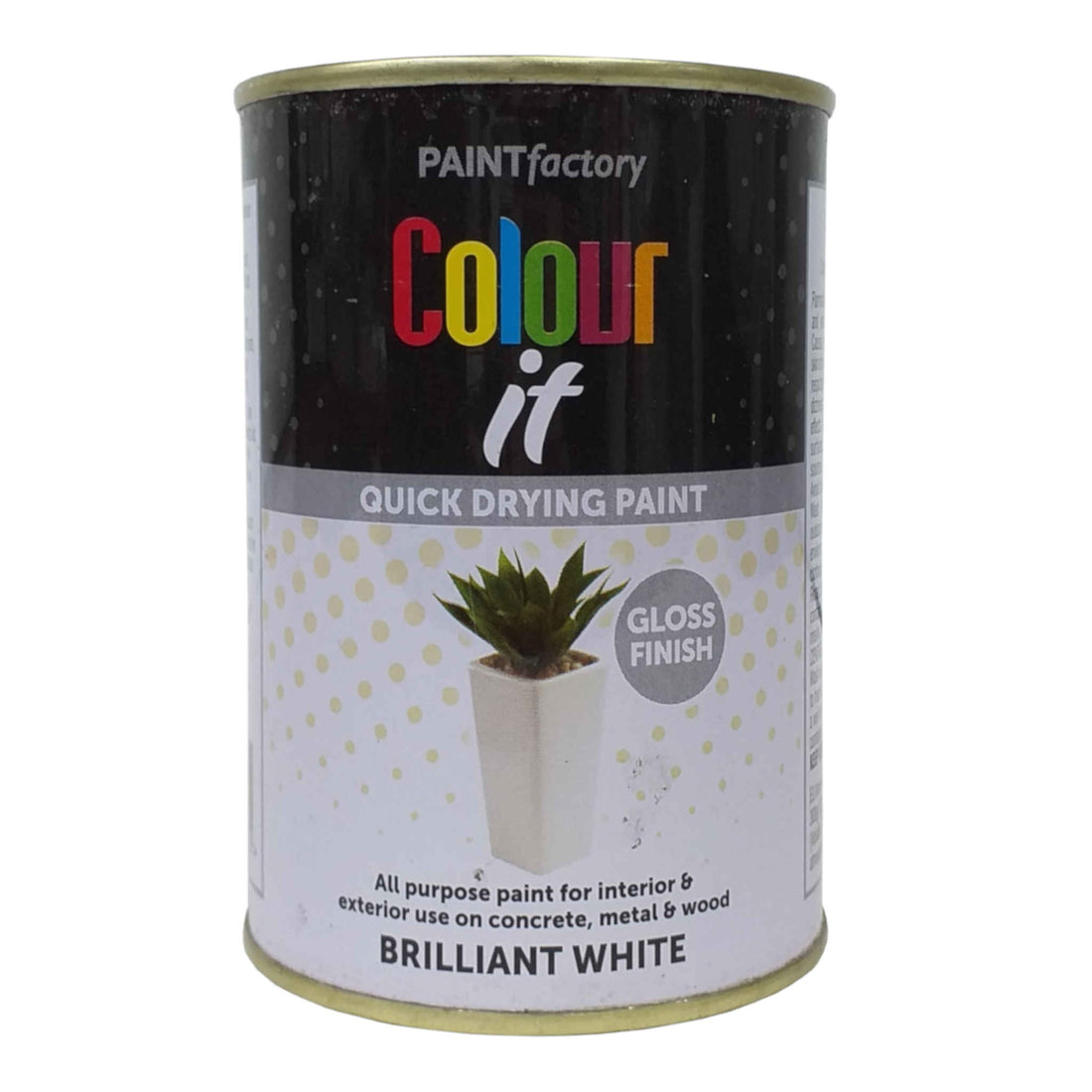 Colour It Paint Tin | White Gloss | 300ml