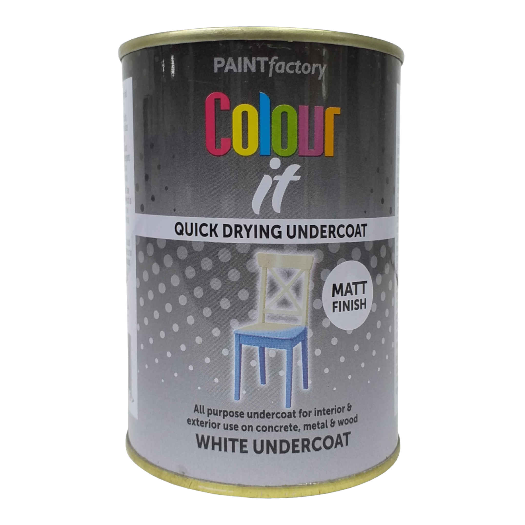 Colour It Paint Tin | White Undercoat | 300ml