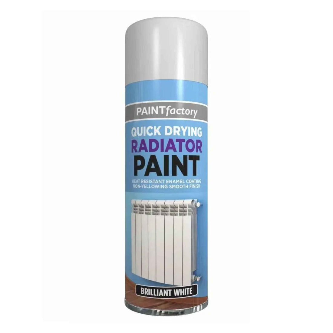 Paint Factory Radiator Spray Paint | Brilliant White | 300ml