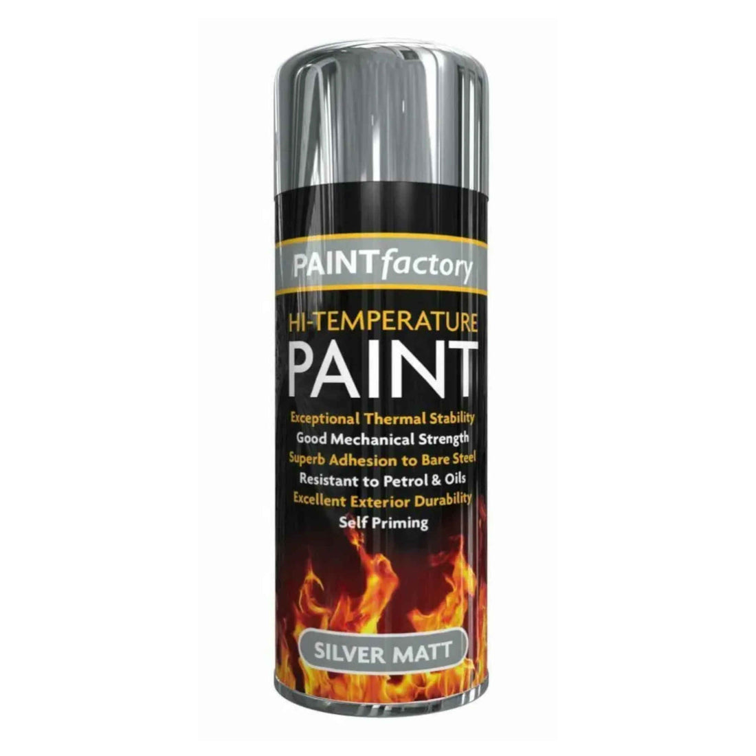 Paint Factory High Temp Spray Paint | Silver | 300ml