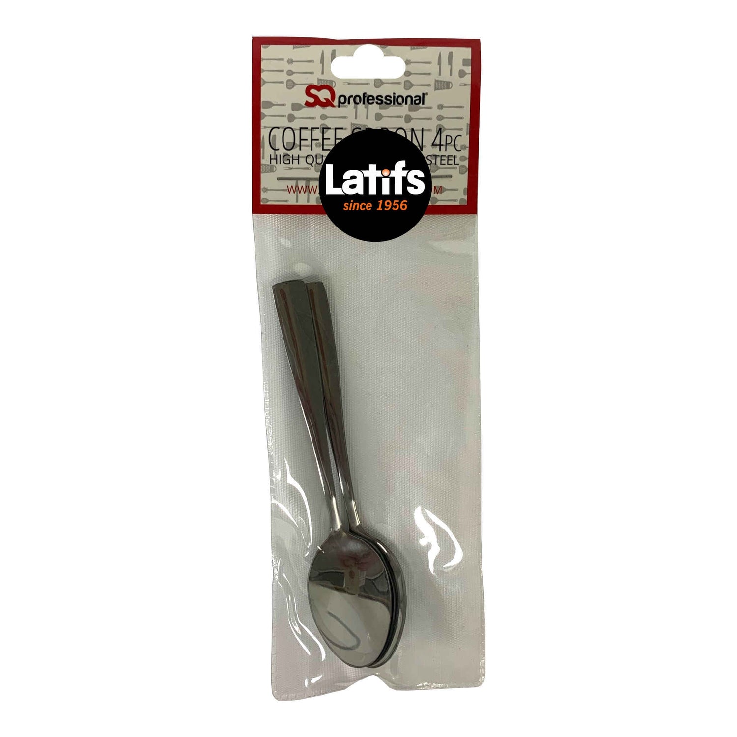 SQ Professional High Quality Coffee Spoon | Stainless Steel | 11cm | 4 Pack