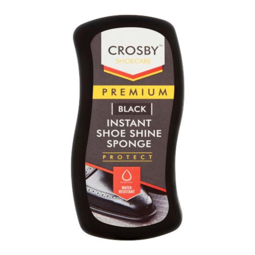 Crosby ShoeCare | Black Instant Shoe Shine Sponge