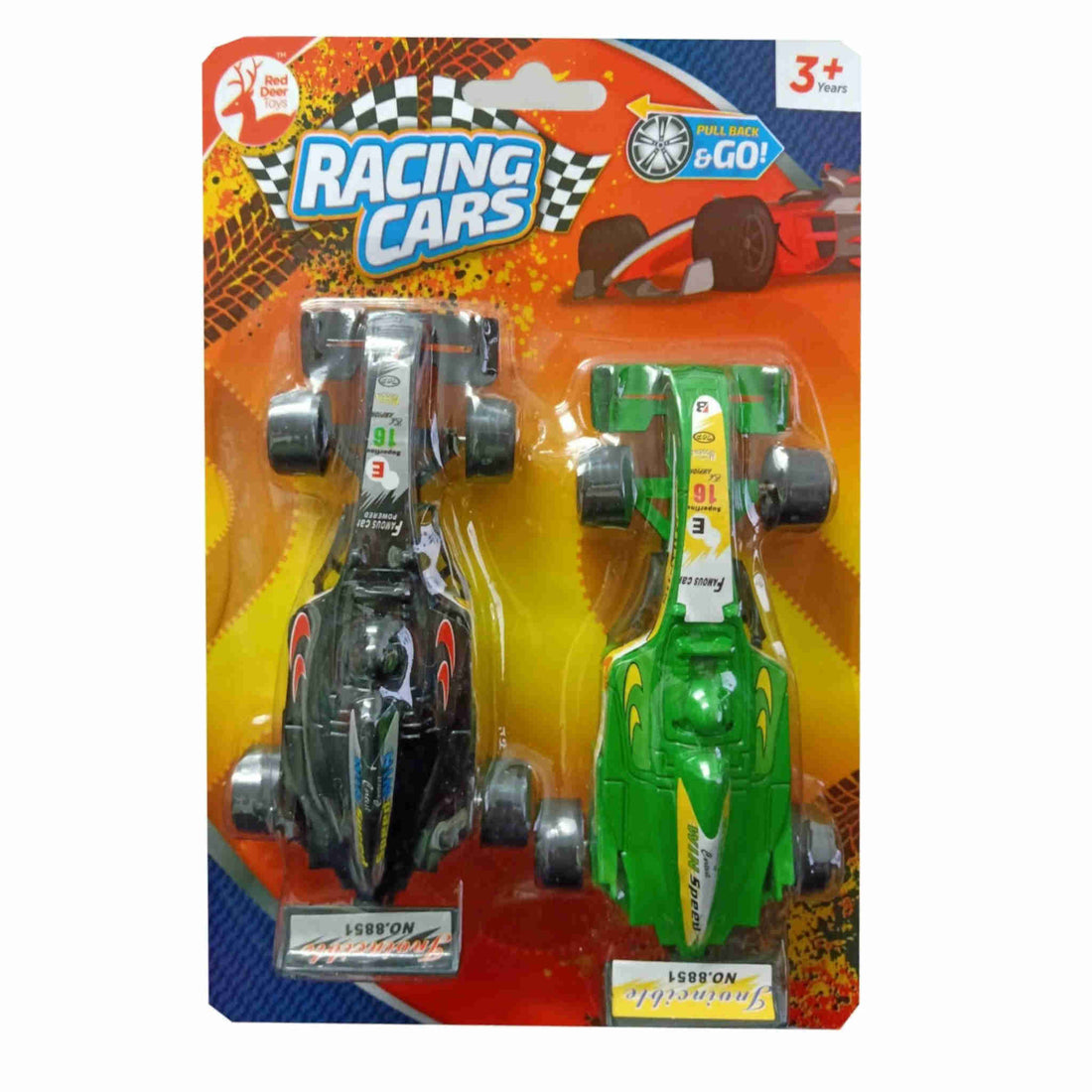 Red Deer Toys Racing Cars | 2 Pack