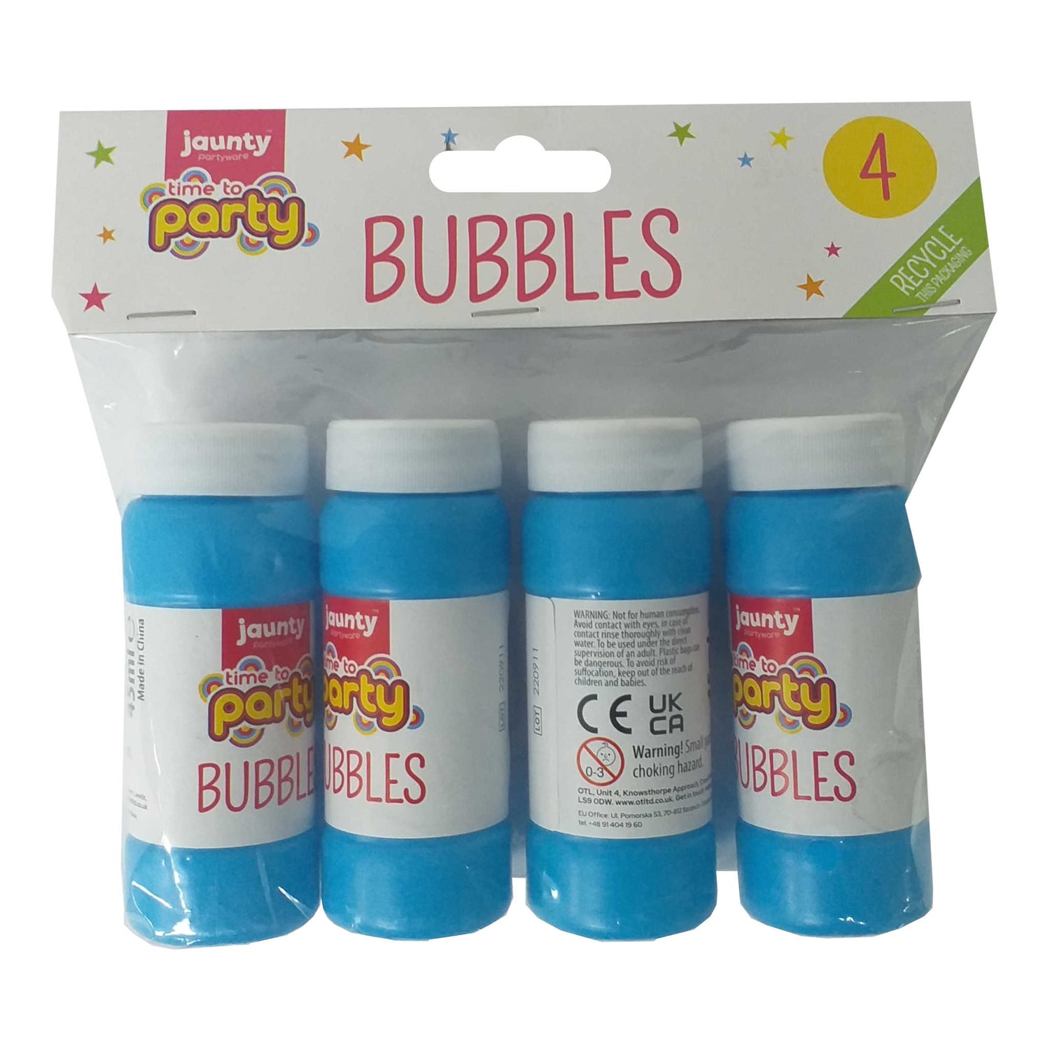 Party Bubbles | 4 Pack