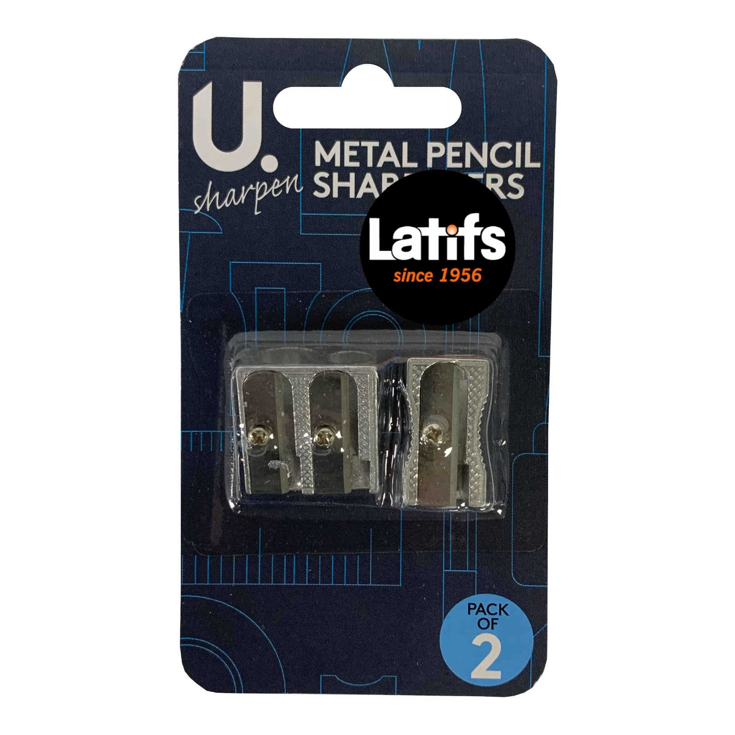 Metal Pencil Sharpeners | 2 Pack