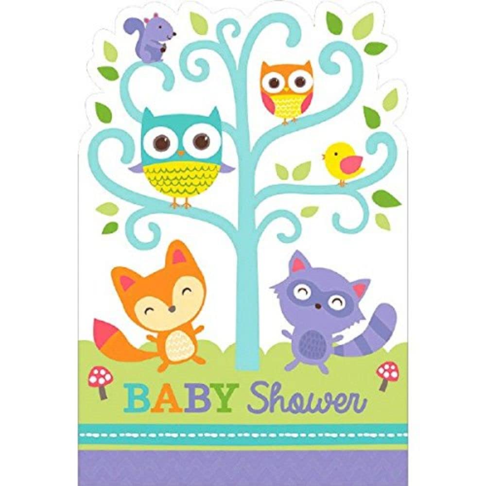 Woodland Welcome Postcard Invitations