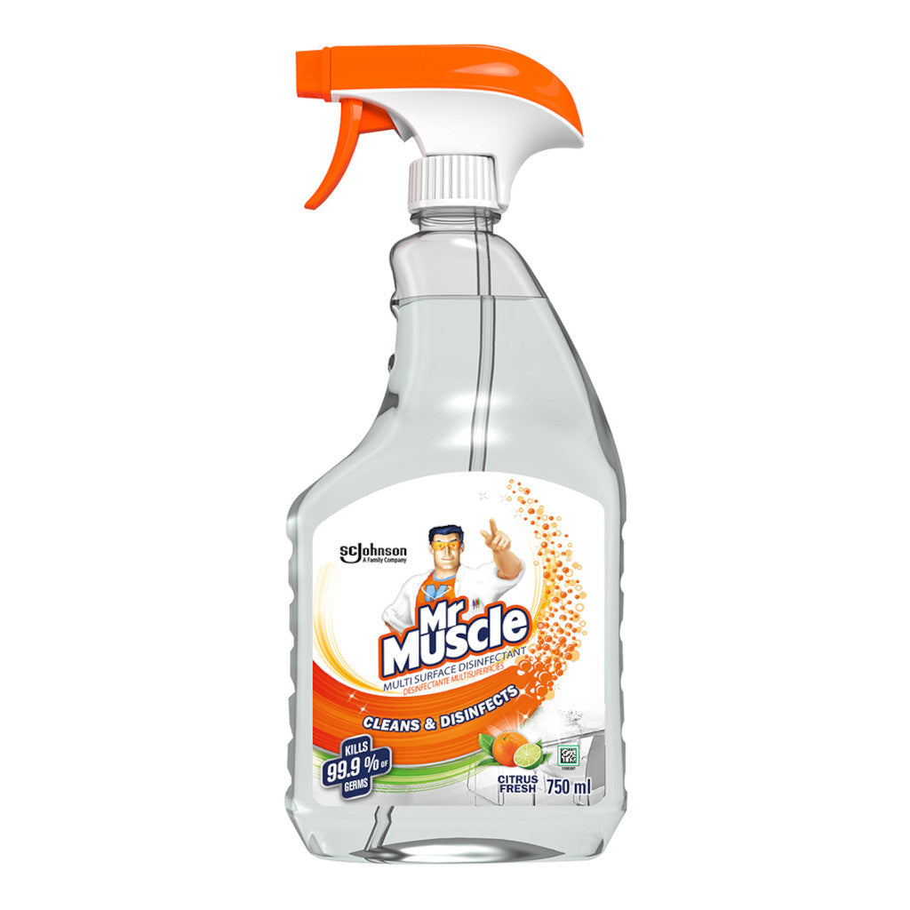 Mr Muscle Multi Surface Disinfects | Citrus Fresh | 750ml