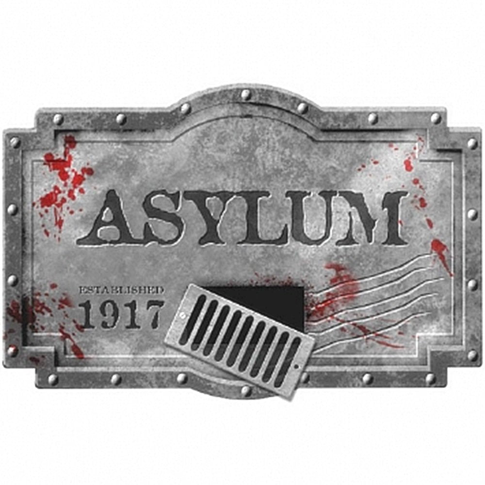 3D Sign Asylum Decoration Kit