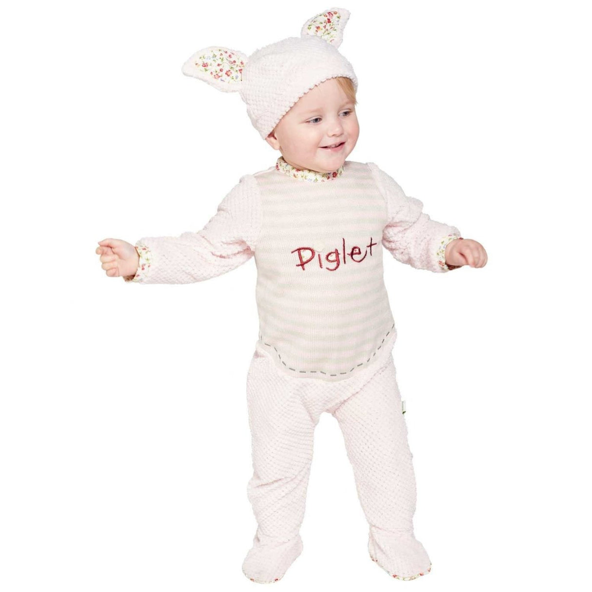 Piglet Vintage Romper Costume & Hat Child (18-24 months)