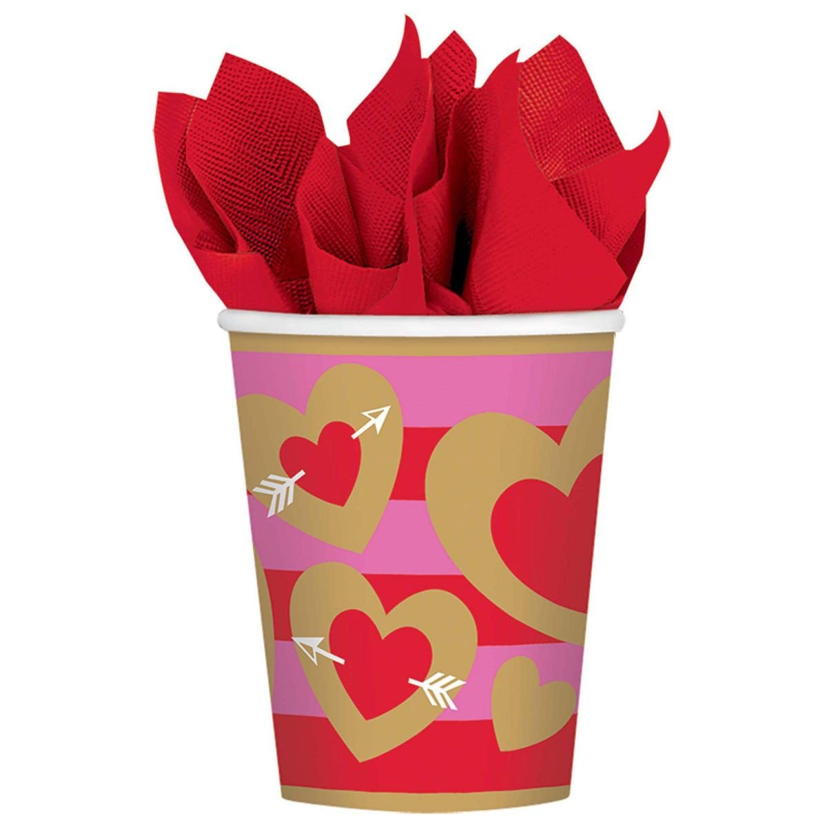 Heart of Gold Paper Cups | 266ml | 8pk