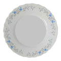 Round Side Plate Flowers Print 8 inch