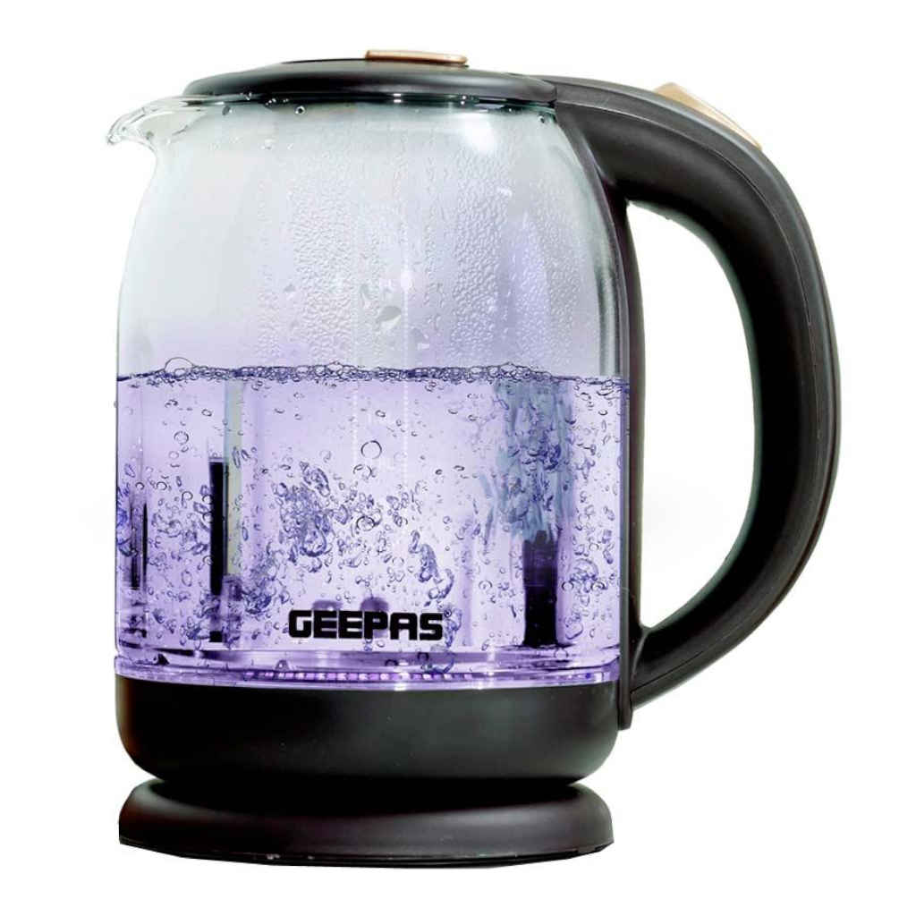 Geepas Electric Glass Kettle | Transparent Glass | 1.8L