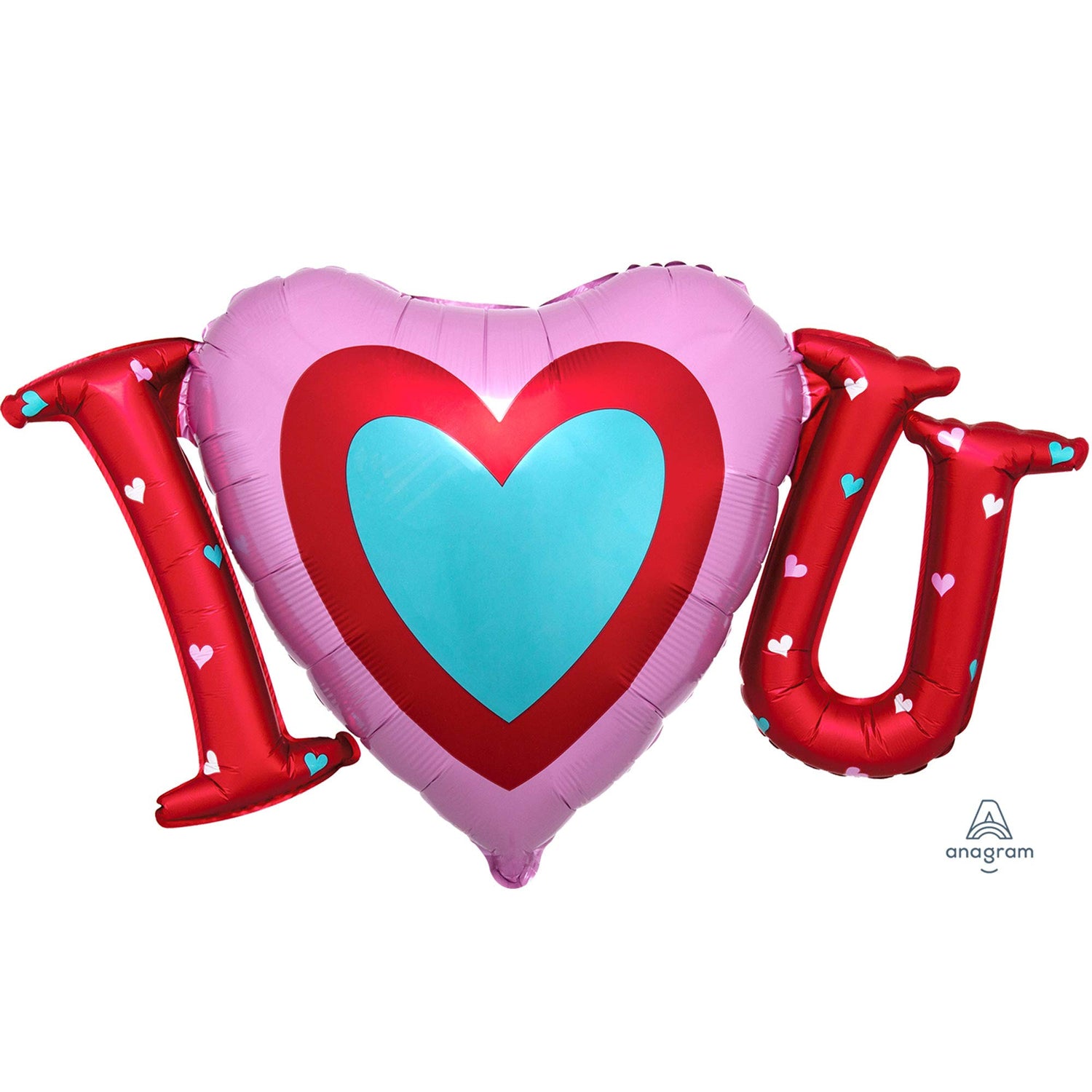 Satin Luxe I Heart You SuperShape Foil Balloon