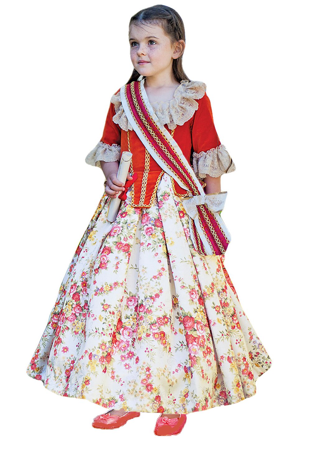 Floral Countess Girls Fency Dress 134-148cm (9-11 Years)