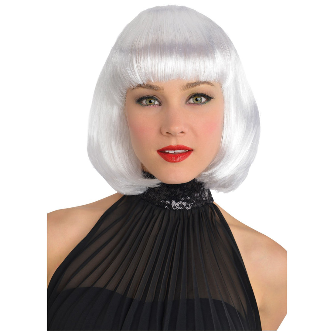 Adult Platinum White Party Wig