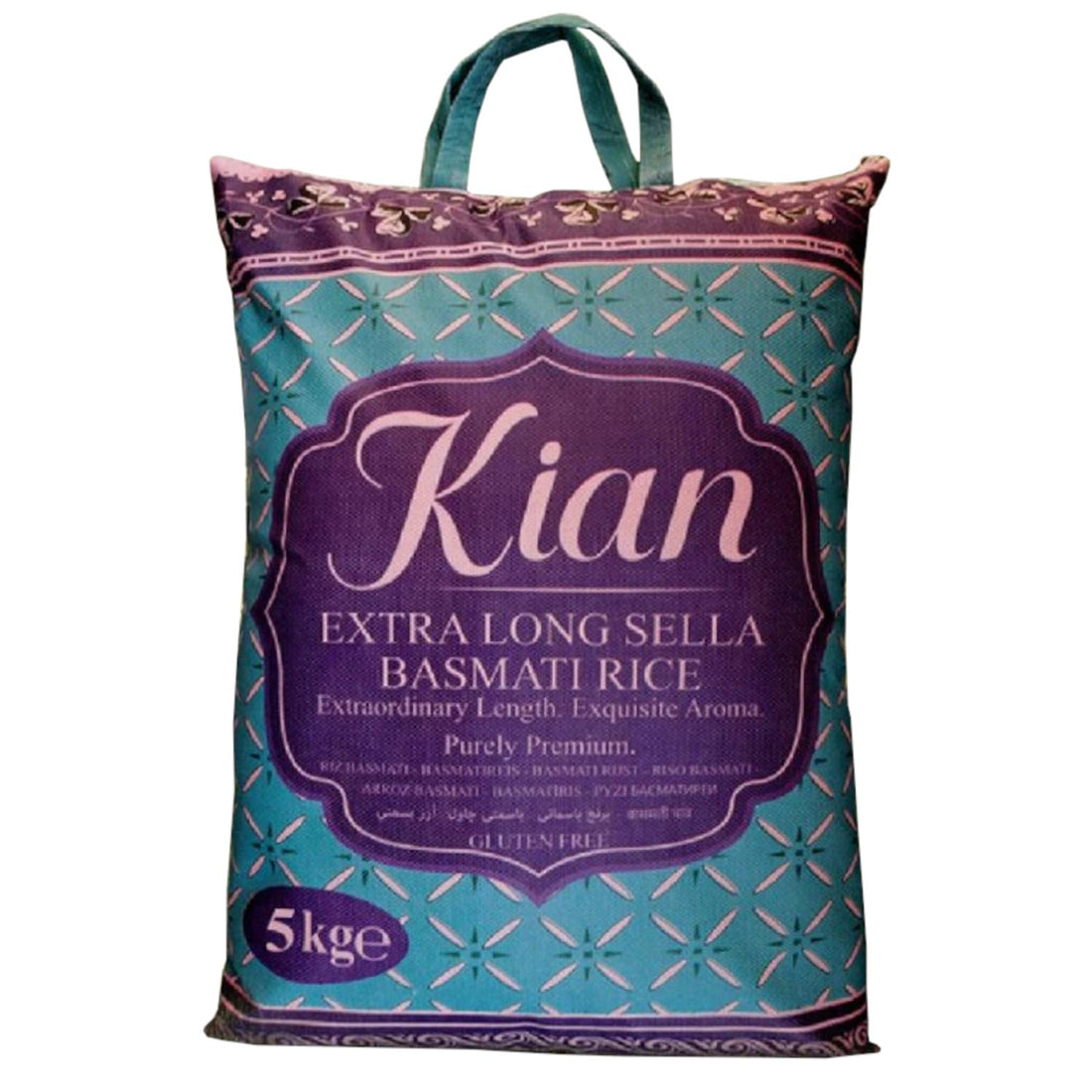 5kg Kian Extra Long Premium Quality Sella Basmati Rice