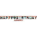 Happy Birthday Hyperscape Customizable Jumbo Letter Banner