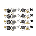 80th Birthday Confetti 1.2oz