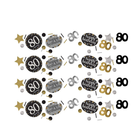 80th Birthday Confetti 1.2oz