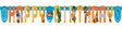 Rusty Rivets Happy Birthday Letter Banner