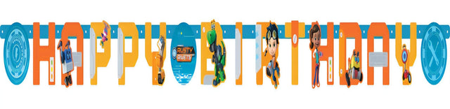 Rusty Rivets Happy Birthday Letter Banner