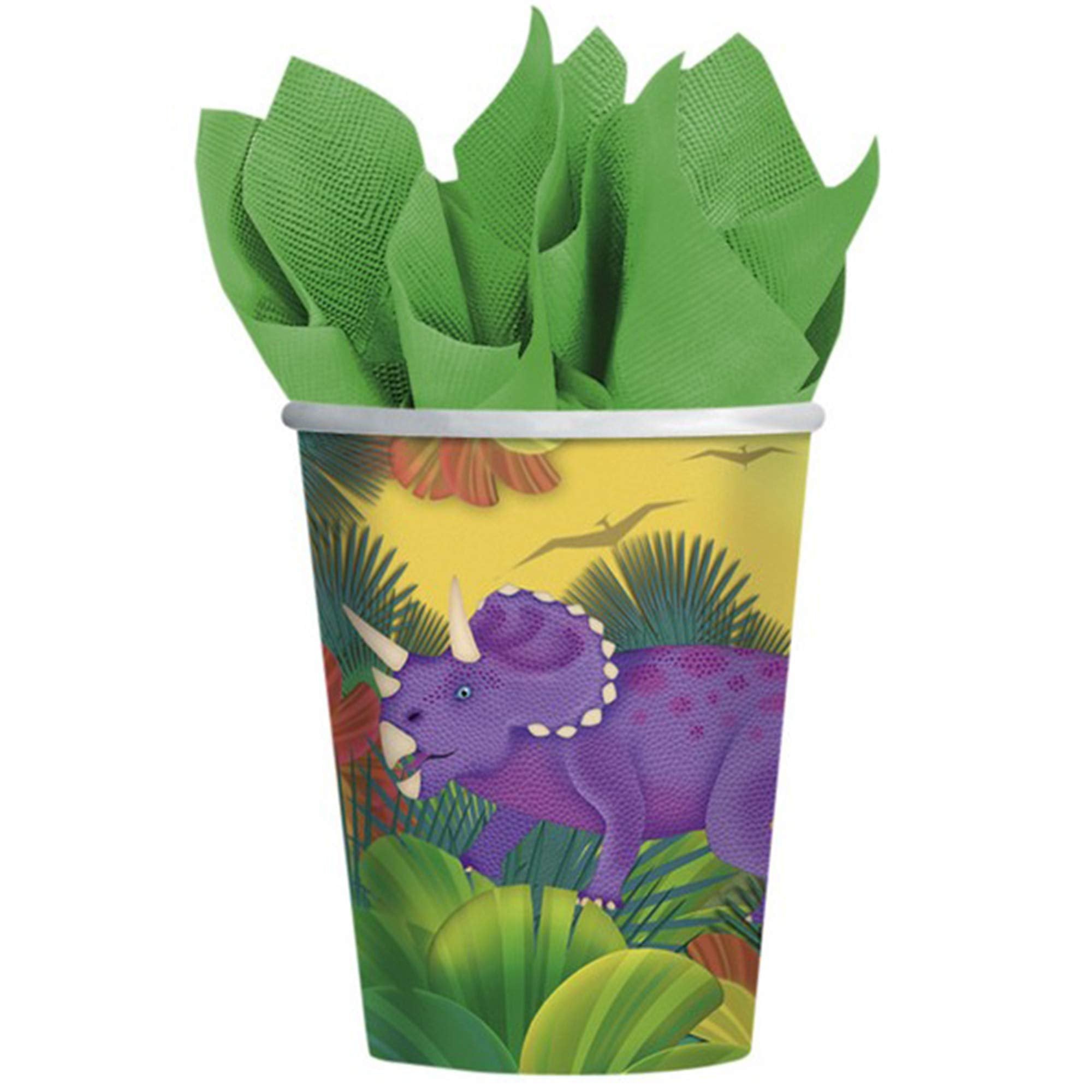 Prehistoric Party Cups 9oz 8 Pack