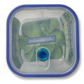 Vented Square Airtight Storage Jar 1L