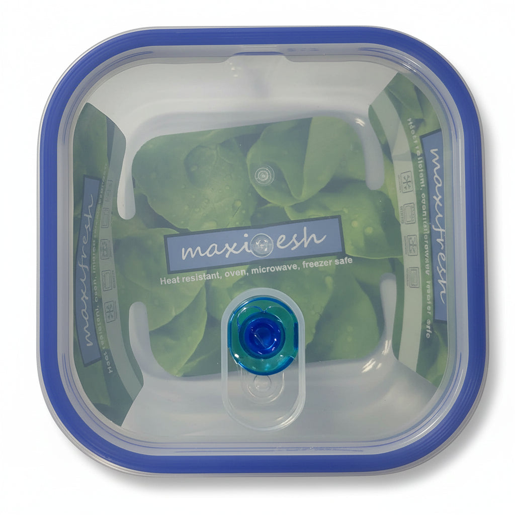 Vented Square Airtight Storage Jar 1L