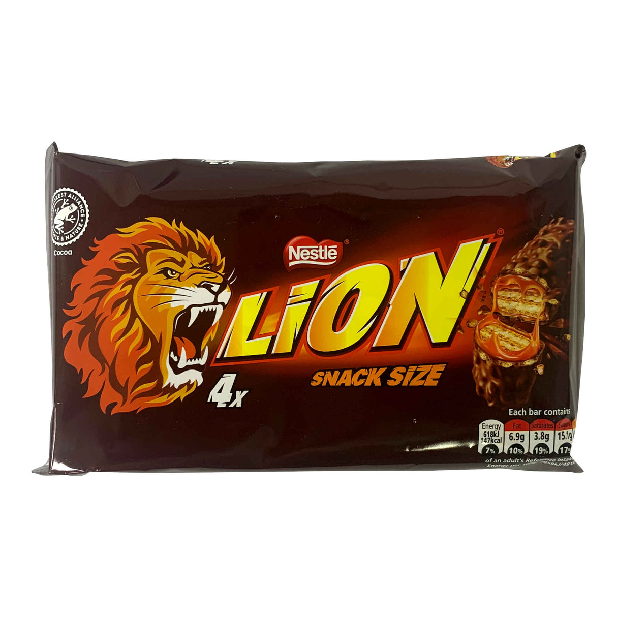Nestle Lion Chocolate Bars 4 Pack