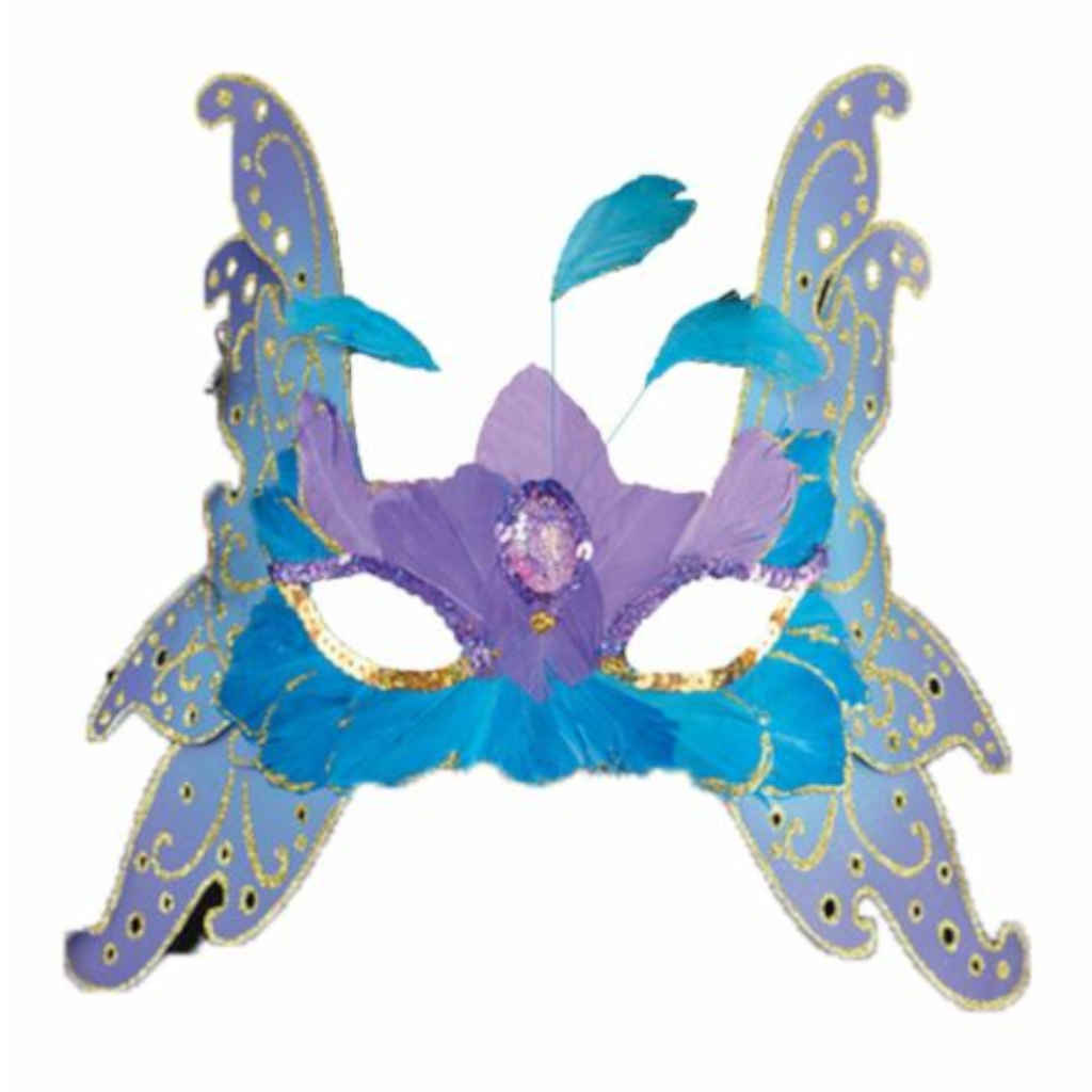 Alluring Butterfly Feather Mask