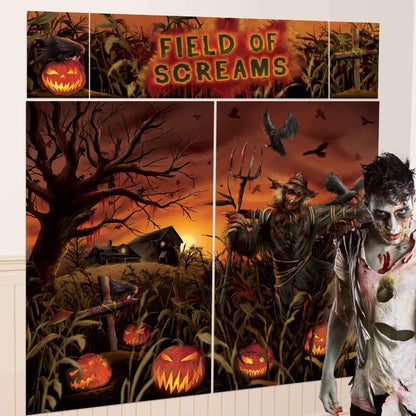 Amscan 670452 Field of Screams Wall Decorations Kit