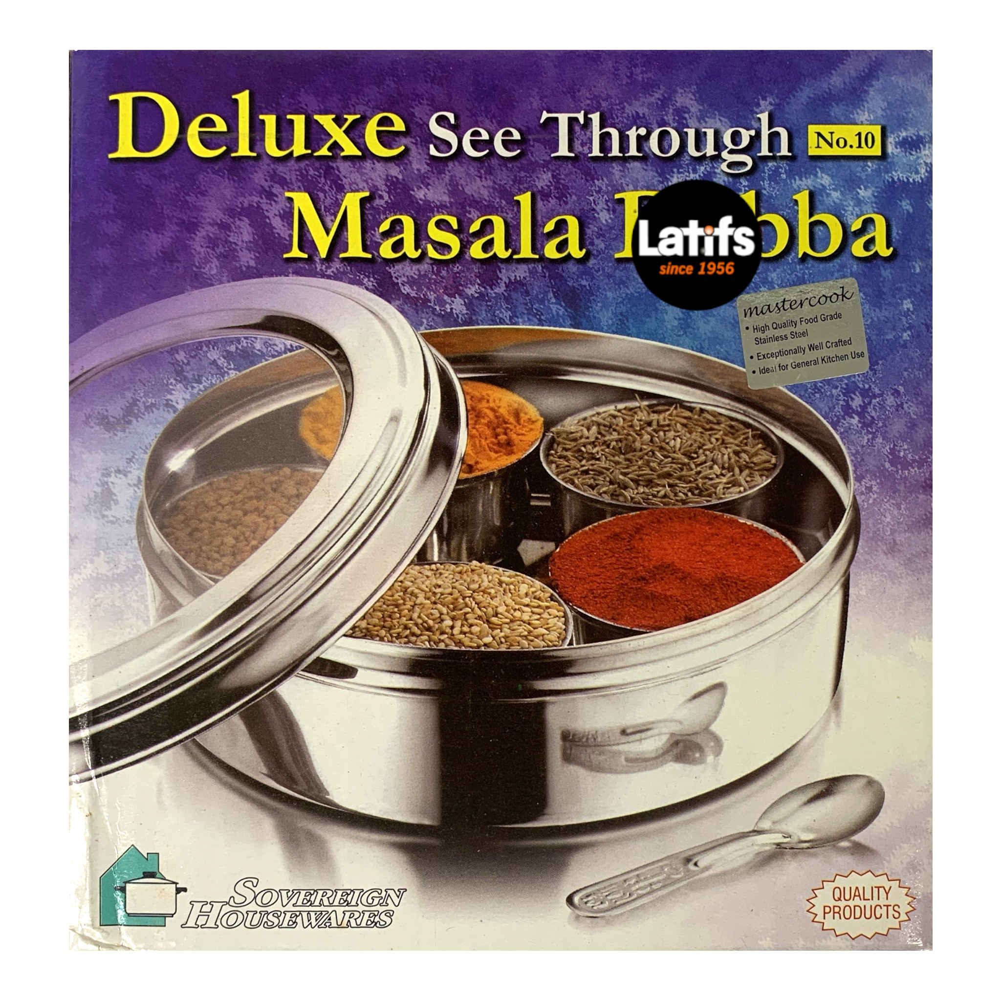 Deluxe Masala Dabba | Steel | 18cm
