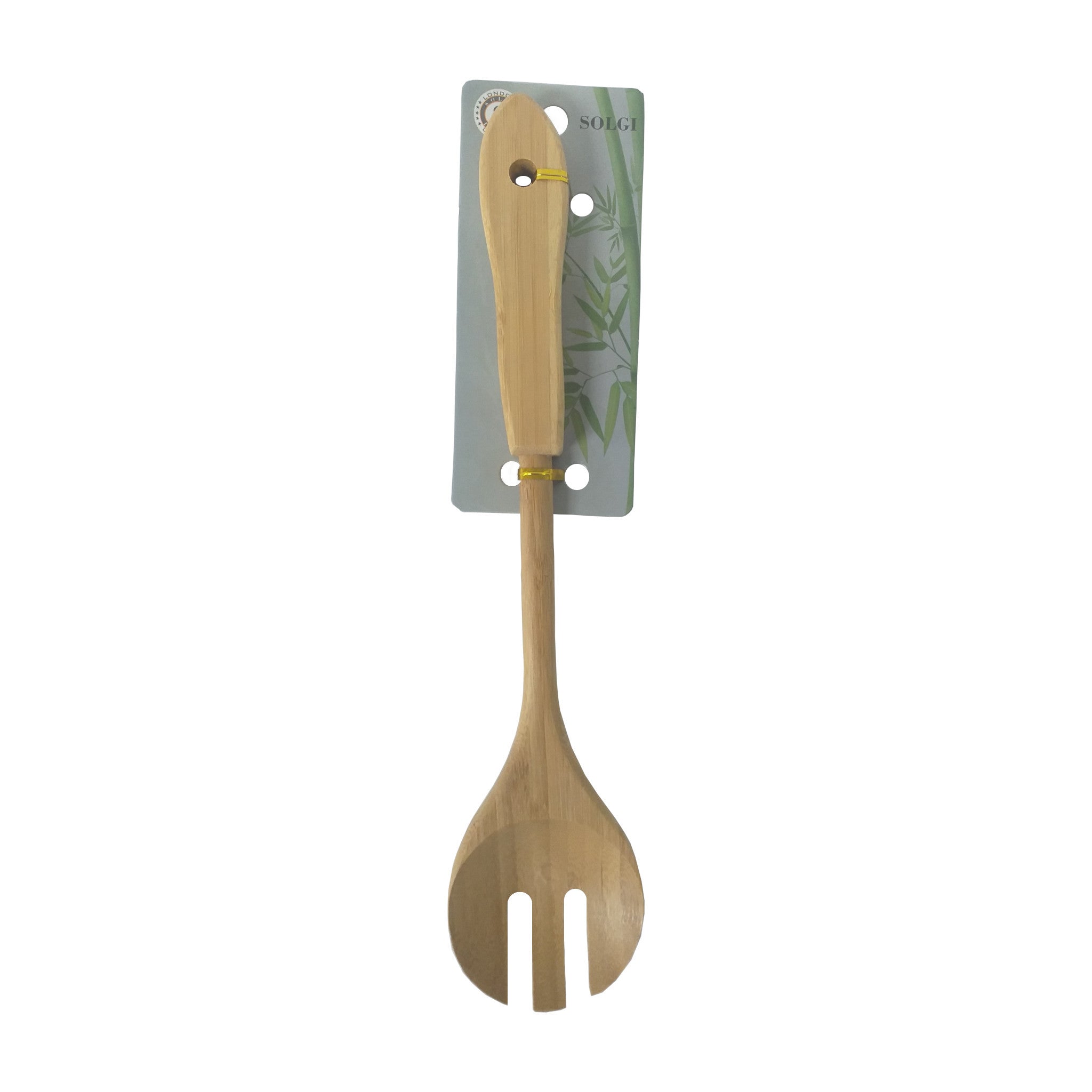 Round Wooden Spaghetti Spoon | 32 x 7cm