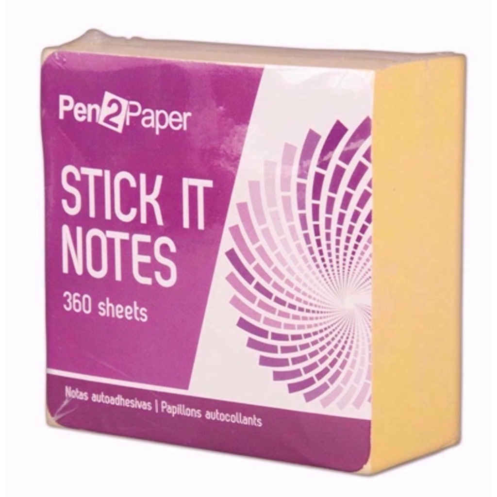 Stick It Notes | Yellow Block | 360 Sheets