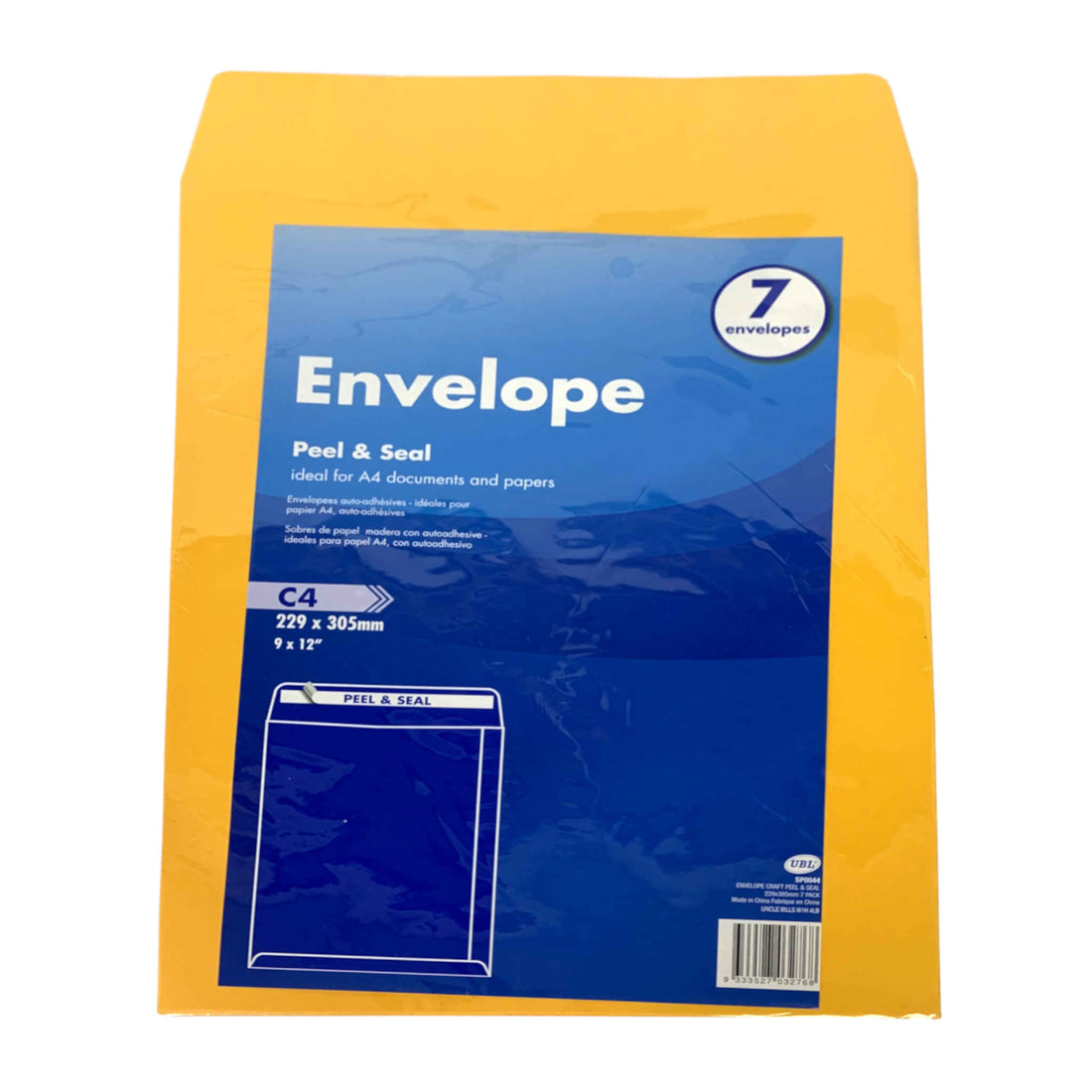 Peel/SL Envelope | 229 x 305mm | 7 Pack