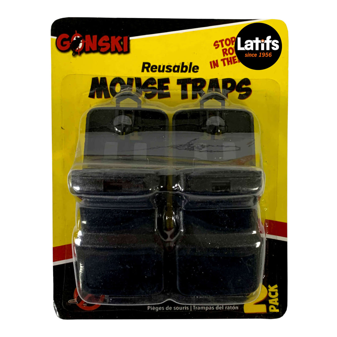Mechanical Plastic Mouse Traps | 2 Pack