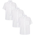 Girls Short Sleeve School Shirt Boned Collar Pack of 3